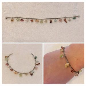 🌟🆕Rock and geode bracelet with magnetic clasp